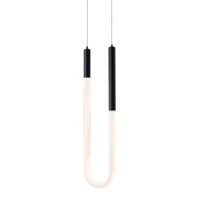 AFX Lighting, Inc. ADEP06LAJUDBK - Adel Single LED Pendant, 120-277V, 13W, 5 CCT, BK