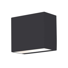 AFX Lighting, Inc. DKTW0504LAJUDBK - Dakota 5'' LED Outdoor Sconce,120-277V,12W,5 CCT,BK