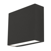 AFX Lighting, Inc. DKTW0807LAJUDBK - Dakota 8'' LED Outdoor Sconce, 120-277V, 24W, 5 CCT, BK
