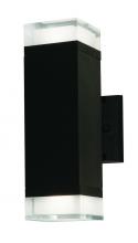 AFX Lighting, Inc. EDDW0612LAJMVBK - Edmund 2 Light LED Outdoor Sconce