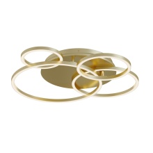 AFX Lighting, Inc. ORBF24LAJD1LB - Orbit 24'' LED Semi Flush Mount, 120V, 57W, 5 CCT, LB