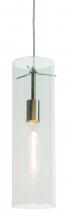 AFX Lighting, Inc. VIP05MBSNCL - View Pendant - Satin Nickel - Clear