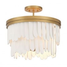 Minka-Lavery 2076-870 - Briscade 18" 6-Light Semi Flush