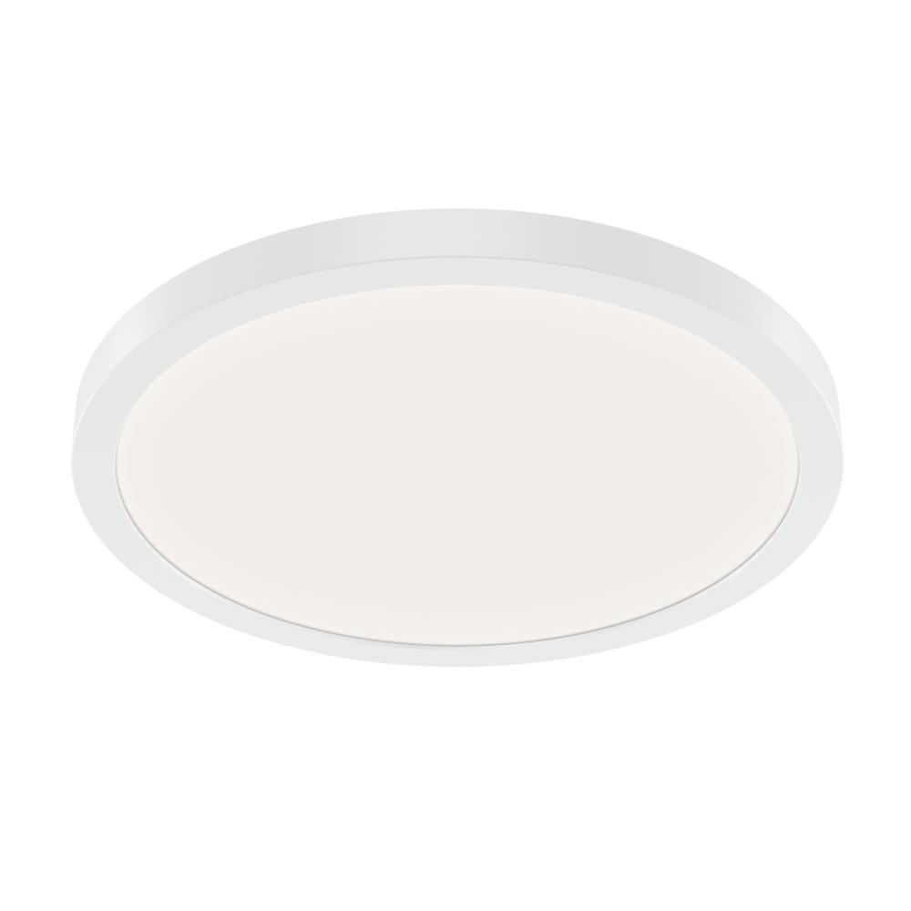 Ara 11.25" Round LED Flush mount in White