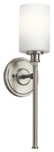Kichler 45921NI - Joelson 18.25" 1 LT Wall Sconce with Satin Etched Cased Opal and Clear Glass