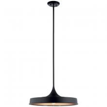 Kichler 52096BK - Elias 9.75" 1 Light Convertible Pendant Black