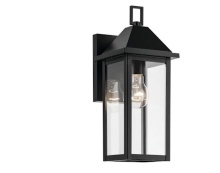 Kichler 59157BK - Outdoor Wall 1Lt