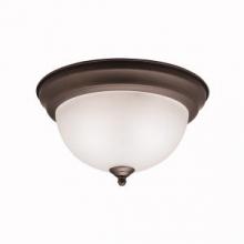 Kichler 8111OZ - 11.25" 2 Light Flush Mount Olde Bronze