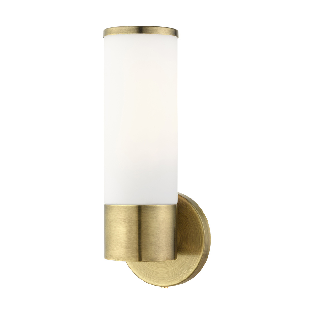 1 Lt Antique Brass ADA Single Sconce