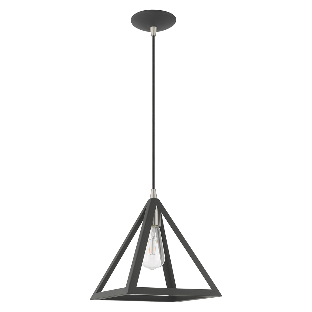 1 Lt Scandinavian Gray Mini Pendant