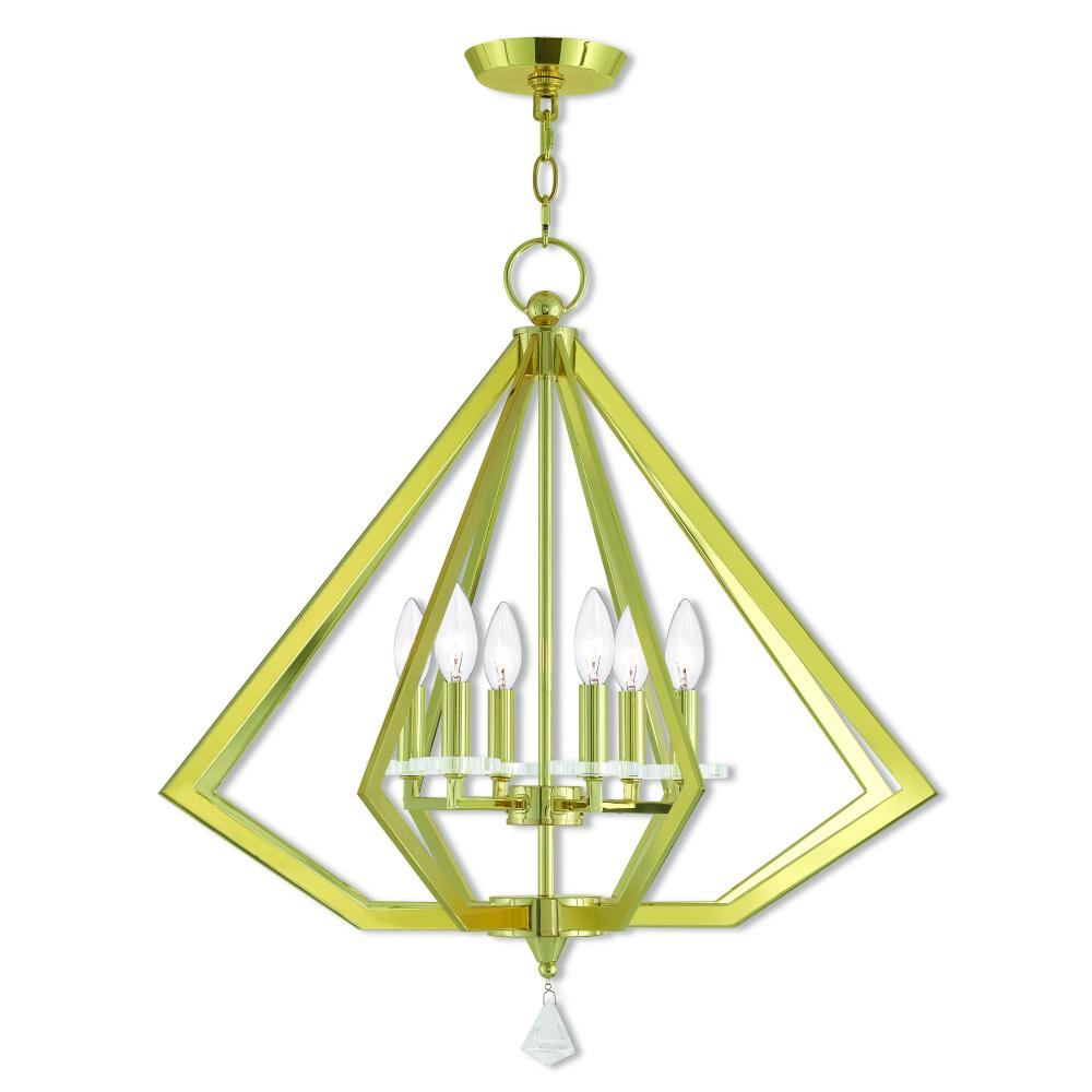 6 Lt PB Chandelier