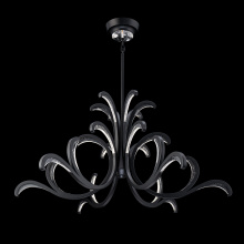 Schonbek Beyond BPD17539-BK - Lombardy 39IN LED 3000K/3500K/4000K/5000K Pendant in Black with Optic Haze® Quartz