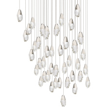 Schonbek Beyond BPD20241SO-PN - Martini 41 Light 120-277V Multi-Light Pendant (Square Canopy) in Polished Nickel with Clear Optic