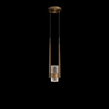 Schonbek Beyond BPD28518-AB - Cadenza 18IN LED 3000K/3500K/4000K/5000K Pendant in Aged Brass with Radiance® Crystal Dust