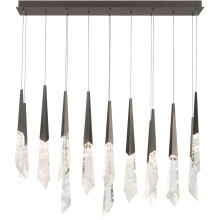 Schonbek Beyond BPD31414L-AN - Solitude 14 Light 120-277V Multi-Light Pendant (Square Canopy) in Antique Nickel with Optic Haze Q