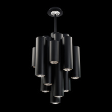 Schonbek Beyond BPD41526-BK - Tamara 26IN LED 3000K/3500K/4000K/5000K Pendant in Black with Radiance® Crystal Dust