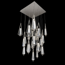 Schonbek Beyond BPD66225S-SN - Devotion 25 Light Square LED 3000K/3500K/4000K Multi-Light in Satin Nickel with Radiance® Crystal