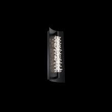 Schonbek Beyond BWS21518-BK - Bergy 18IN LED 3000K/3500K/4000K/5000K Wall Sconce in Black with Radiance® Crystal Dust
