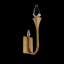 Schonbek Beyond BWS25523-AB - Plumeria 23IN LED 3000K/3500K/4000K/5000K Wall Sconce in Aged Brass with Optic Crystal