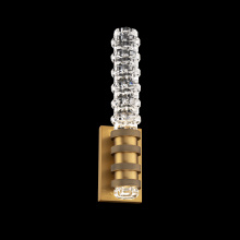 Schonbek Beyond BWS60518-AB - Kemberly 18IN LED 3000K/3500K/4000K/5000K Wall Sconce in Aged Brass with Optic Crystal