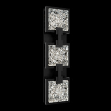 Schonbek Beyond BWSW50519-BK - Pop Star 19IN LED 3000K/3500K/4000K/5000K Outdoor Wall Light in Black with Optic Glass