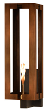 The Coppersmith AO28G - The CopperSmith Biltmore Collection Aurora 28" Tall Copper Gas Wall Mount Outdoor Light Lantern