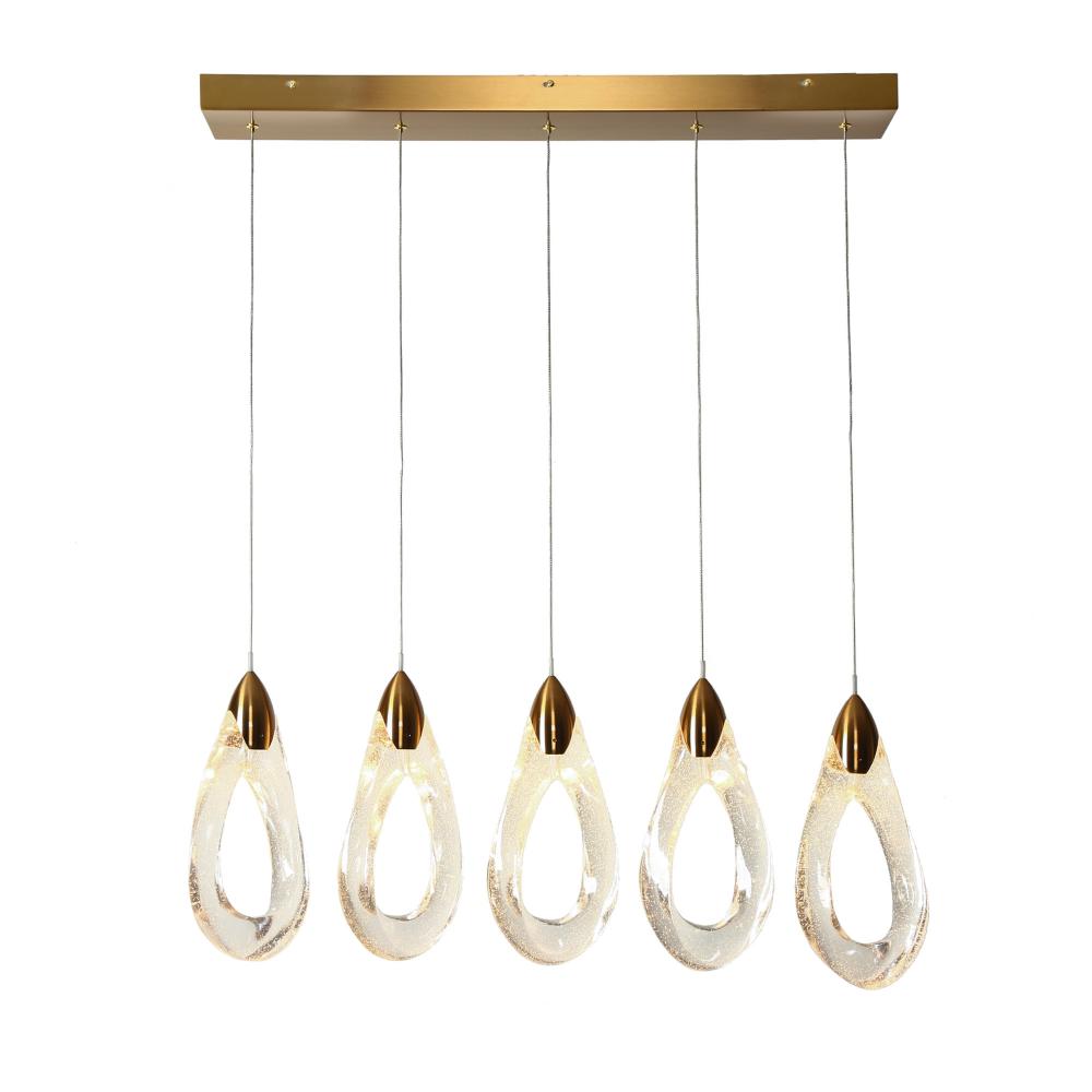 Eclinataric 5-Lights LED Chandelier