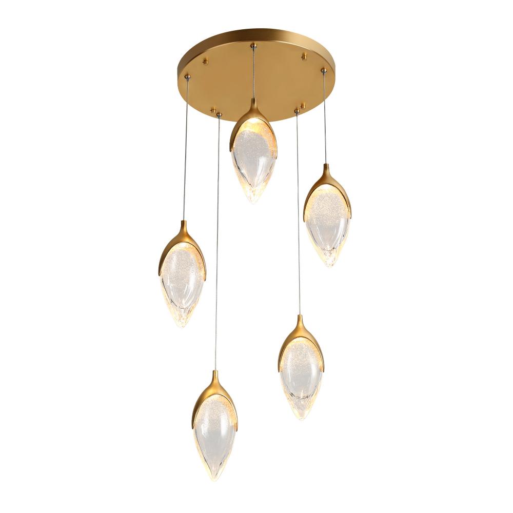 Evacampbell LED 5-Lights Chandelier