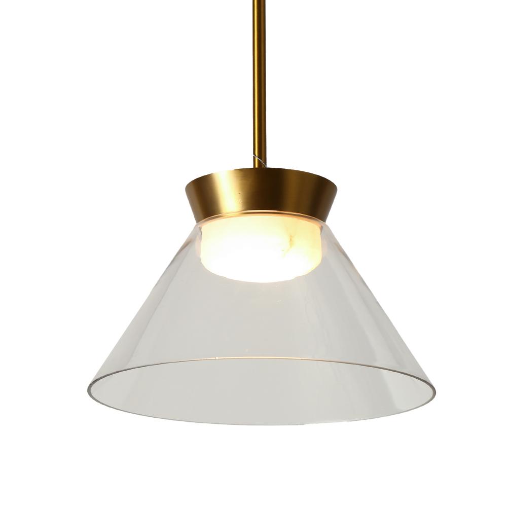 Orthosting 1-Light Medium Brass LED Pendant Light