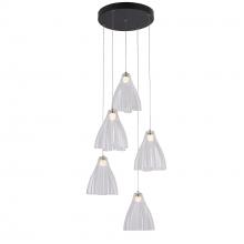 LNC Home HA05112P5 - Juanshin 5-Light LED Chandelier