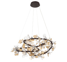 Lib & Co. US 12327-043 - Pisa 26 Light LED Chandelier Black With Gold Accent