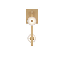 Lib & Co. US 12451-030 - Etna 2 Light LED Wall Mount Painted Antique Brass