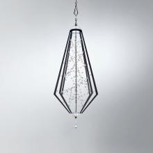 Schonbek Forever SJ6752-48PVGR - Eternity 54in LED 3000K/3500K/4000K 120V-277V Pendant in Antique Silver with Clear Radiance Crysta