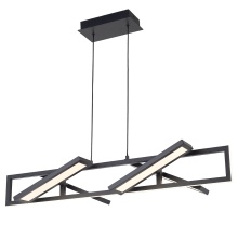 Abra Lighting 10110PN-MB-Helix - Rectangular Pendant with Four Pivoting Light Guide Diffusers