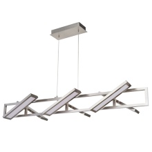 Abra Lighting 10111PN-MB-Helix - Rectangular Pendant with Six Pivoting Light Guide Diffusers