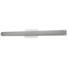 Abra Lighting 20096WV-BN-Radius - 39" Hand Blown Diamond Glass Tube LED Vanity