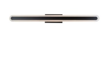 Abra Lighting 20170WV-MB-Camy - 12mm Solid Acrylic Wall Vanity Fixture