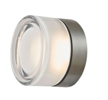 Abra Lighting 30002FM-AA-Elf - Wet Location Indented Solid Glass Wall or Ceiling Fixture