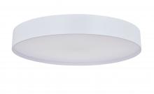 Abra Lighting 30028FM-MW-Snare - 17" 3CCT Metal Cylinder and Frosted Glass Flushmount