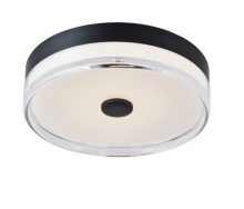 Abra Lighting 30040FM-MB-Iris - 3CCT 12" Low Profile Flushmount