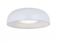 Abra Lighting 30075FM-MW-Lynx - 13" 3CCT Inner Curve Flushmount with Opal Glass Diffuser