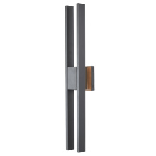 Abra Lighting 50009ODW-SL-Slate - Twin Bar Wet Location Wall Fixture