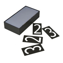 Abra Lighting 50091NL-MB-Numero - Double Box Number Light with Photocell excluding Number's