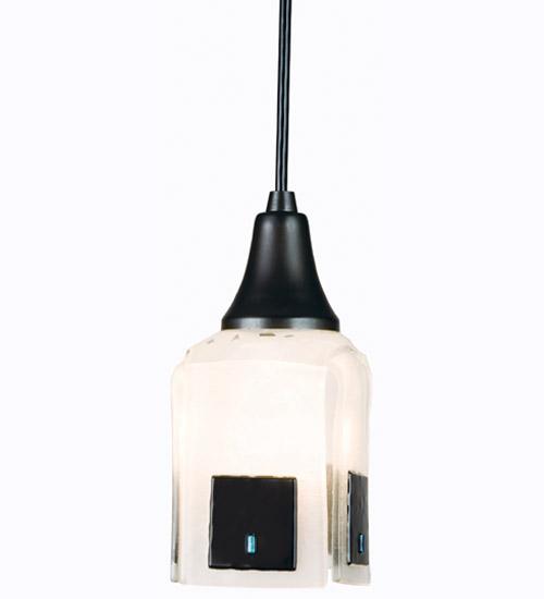 4"Sq Metro Fusion Casual Affair Mini Pendant