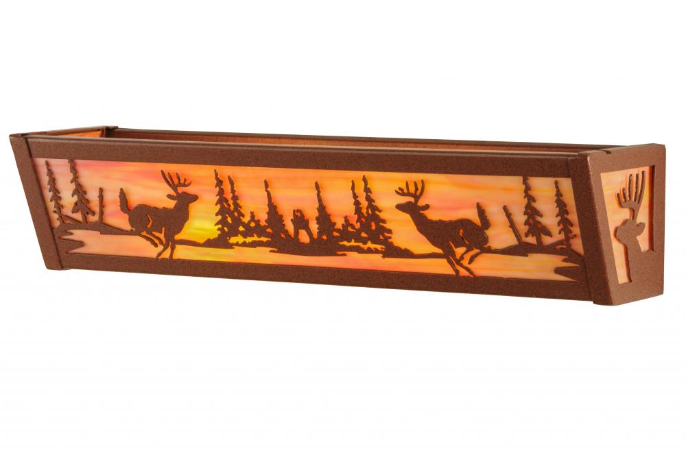 20" Wide Deer at Lake Vanity Light