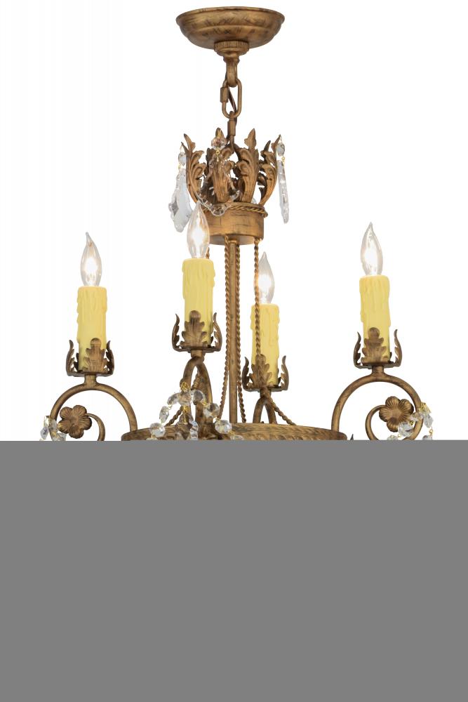 18"W Antonia 4 LT Chandelier