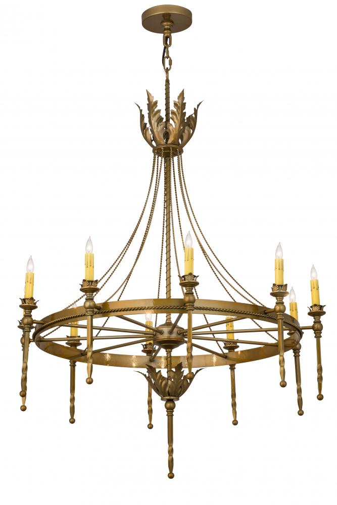 36"W Amaury 10 LT Chandelier