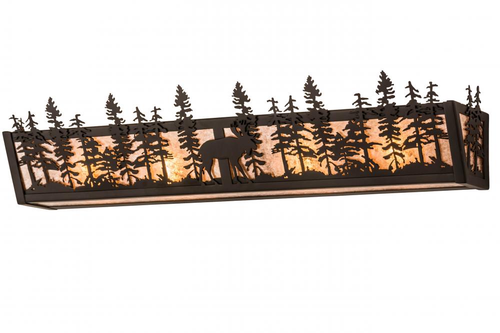 30"W Lone Moose Vanity Light