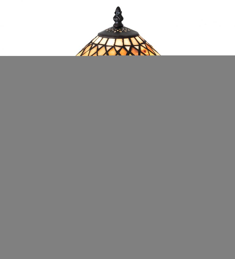 17" High Carousel Jadestone Accent Lamp