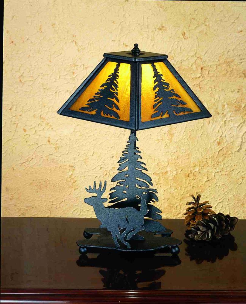 14"H Lone Deer Accent Lamp